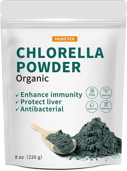 Chlorella Powder Natural- Chlorophyll Powder, Supports 8 oz.