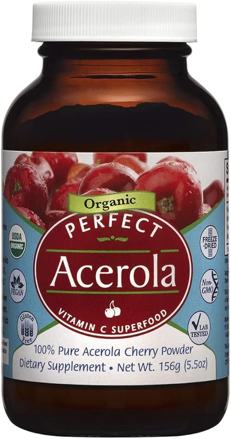 Perfect Supplements – Perfect Acerola Powder 156 Grams 100% Pure