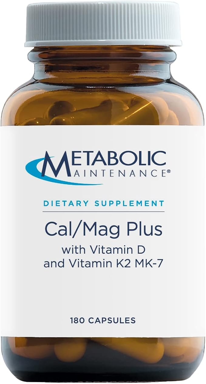 Metabolic Maintenance Cal/Mag Plus D3 + K2 - (180 Capsules)