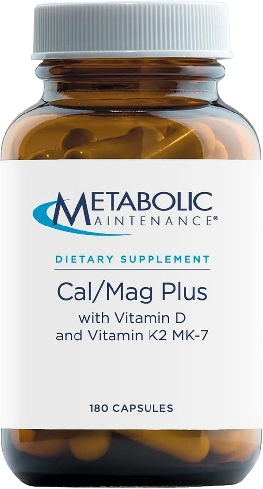 Metabolic Maintenance Cal/Mag Plus D3 + K2 - (180 Capsules)