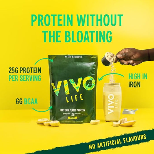 Vivo life Perform Plant Protein Powder 26 Servings 34.8 oz,