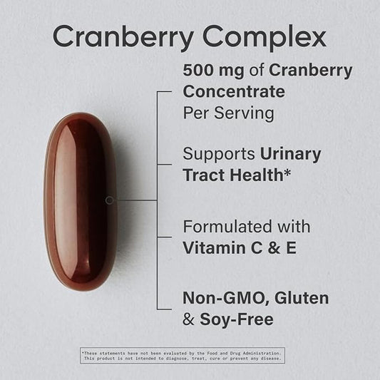Sports Research Cranberry Fruit Complex Supplement 25,000mg of 90 Count