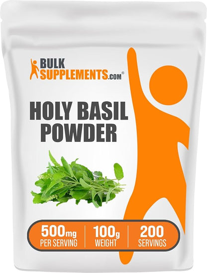 BulkSupplements.com Holy Basil Powder (100 Grams 3.5 oz)