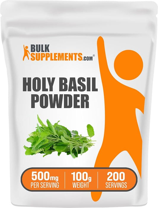 BulkSupplements.com Holy Basil Powder (100 Grams 3.5 oz)
