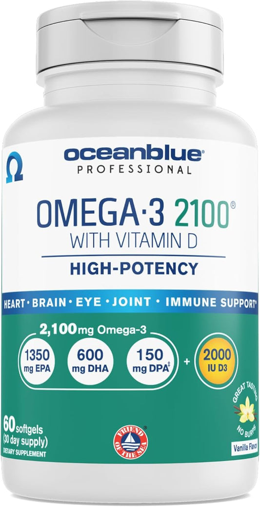 Oceanblue Professional Omega-3 2100 – 60 D3 – (30 Servings)