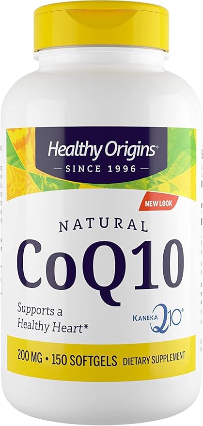 Healthy Origins CoQ10 (Kaneka Q10), 200 mg 150 Softgels