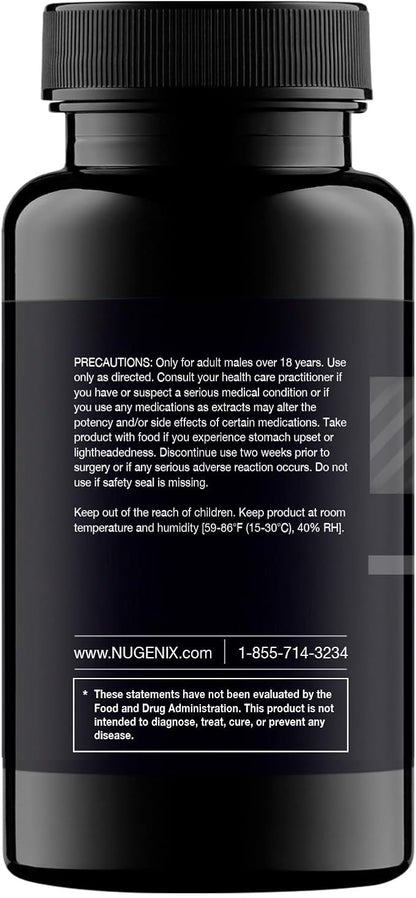 Nugenix Total-T, Free and Total Testosterone Booster Supplement for Men, 42 Count