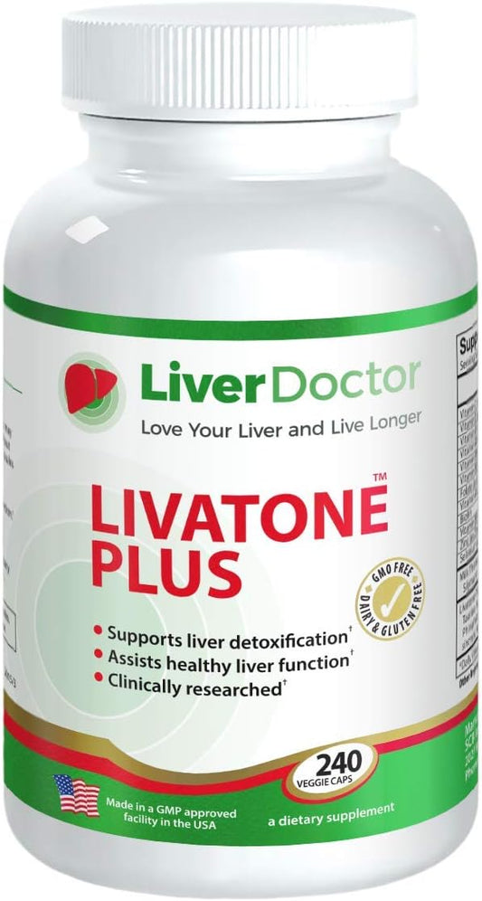 Plus Liver Detox Capsules Liver Cleanse (240 Count)