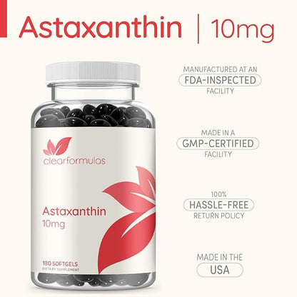 ClearFormulas Astaxanthin 10mg 180 Softgels Max