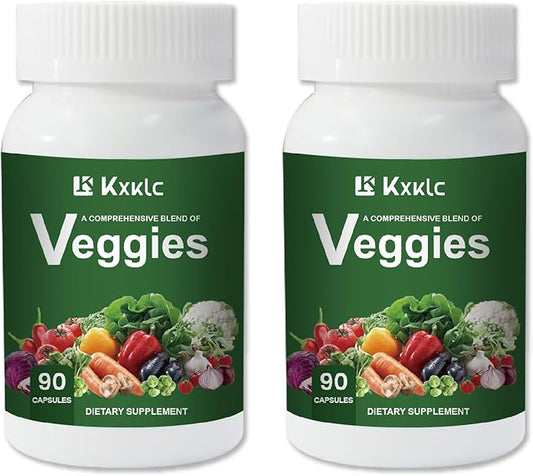 Veggies -Whole Food Supplement with Super-Food Kids-90 Veggie 2 Pack)