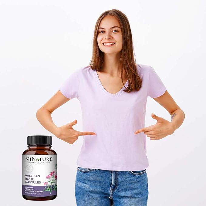minature Valerian Root Capsules (Valeriana officinalis)|Herb |500mg, 60 60 Veg Capsules,1Month Supply, 30g| Pure