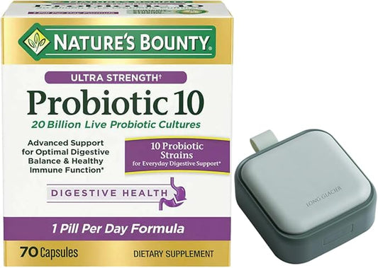 Natures Bountys Ultra Strength Probiotic 10, 70 Capsules