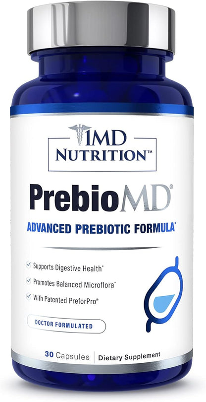 1MD Nutrition PreBioMD - Prebiotic with PreforPro® | Support Healthy Digestion and Beneficial Bacteria