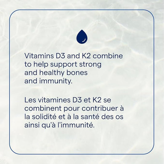 Trace Minerals | Liquid Ionic Vitamin D3 + K2 | 125 mcg (5,000 IU) D3, 100 mcg K2 | Concentrated Dietary Supplement | 2 fl oz. 296 Servings