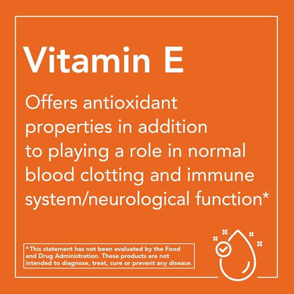 Now Foods Vitamin E-400 Mixed Tocopherols 100 Softgels