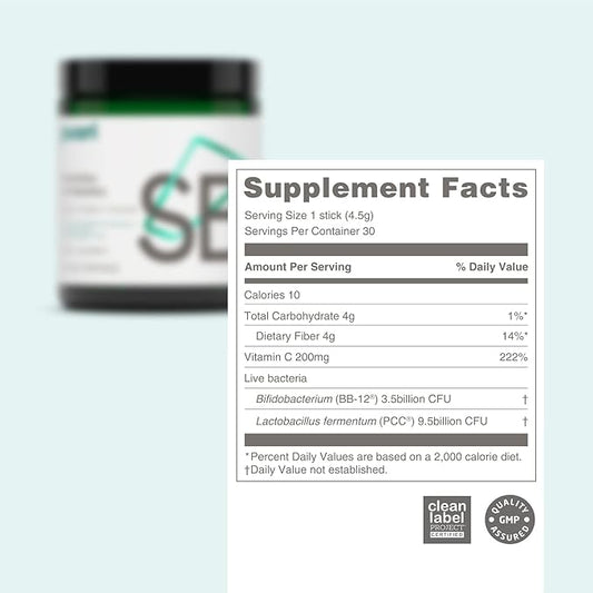 Puori Probiotics and Prebiotics Dietary Supplement 13 Billion 30 Servings 4g, Vitamin 200mg - SB3 Bifidobacterium,