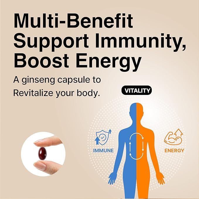 CheongKwanJang Korean Red Ginseng Extract Capsules -All-in-1 Focus 30 Capsules