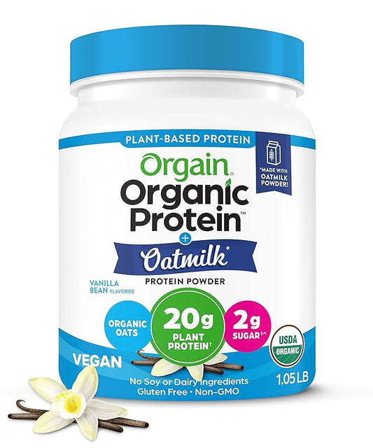 Orgain Organic Vegan Protein Powder + 20g Plant 1.05lb