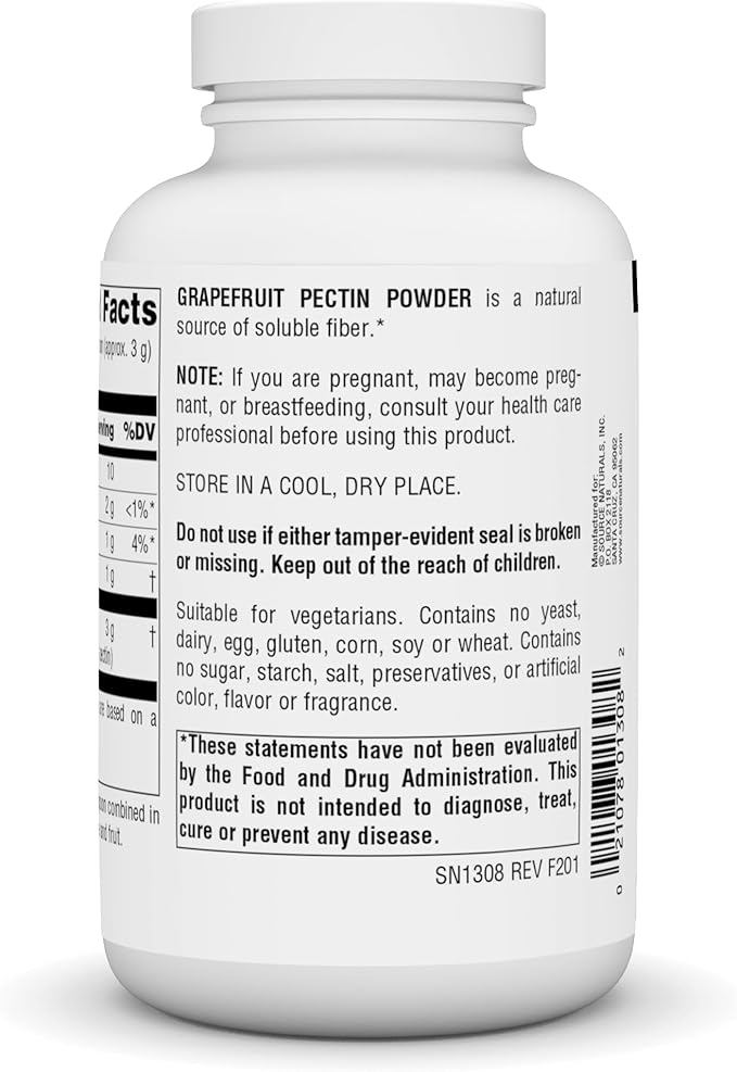 Source Naturals Grapefruit Pectin, Soluble Fiber 4 oz
