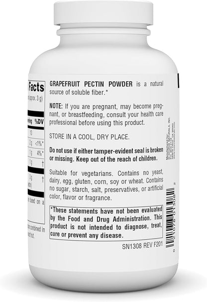 Source Naturals Grapefruit Pectin, Soluble Fiber 4 oz