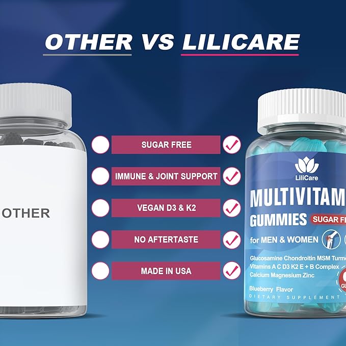 Multivitamin for Women 50+ & Men, D3 K2 K2 &