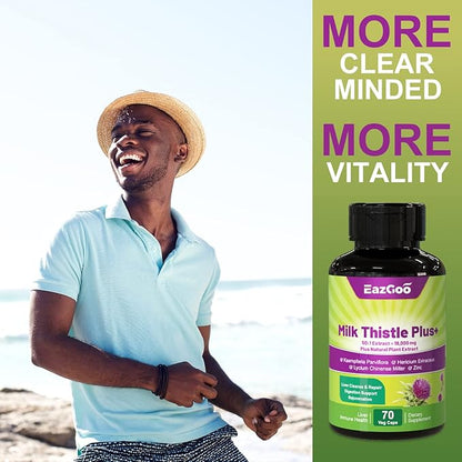 Milk Thistle Extract, Liver Cleanse Supplement, 70 Caps