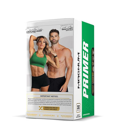 primer Magnum Nutraceuticals Vitamin Packs for Women & Men, Daily Nutrient Supplement - Travel-Friendly Multivitamin Support Heart, Joint, Digestive, & Organ Health (30 Servings)