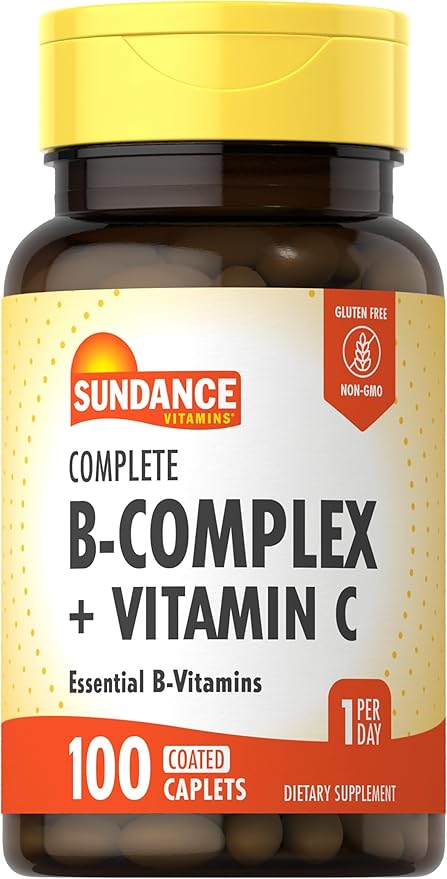 Sundance Complete B-Complex with Vitamin C 100 Caplets
