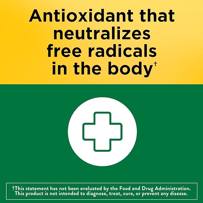 Nature Made Vitamin E 180 mg (400 IU) 180 Softgels, 180 Day