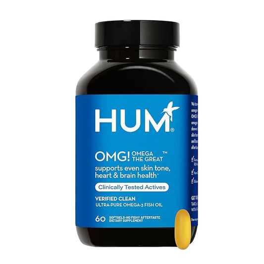 HUM OMG! Omega The Great 3 Fish (60 Softgels)