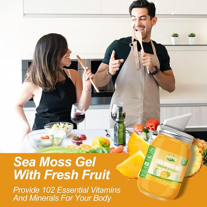 (18 OZ) Irish Sea Moss Gel 102 Vitamins