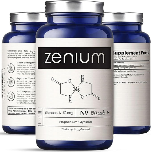 Zenium - Magnesium Glycinate 600 mg 120 Capsules