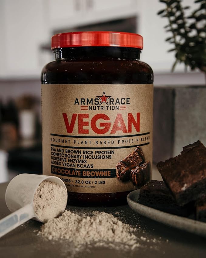 Arms Race Nutrition Vegan Gourmet Plant-Based 32 oz. (2 lbs)