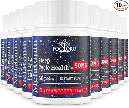 Powerful Melatonin -Fall Asleep Faster, Stay
