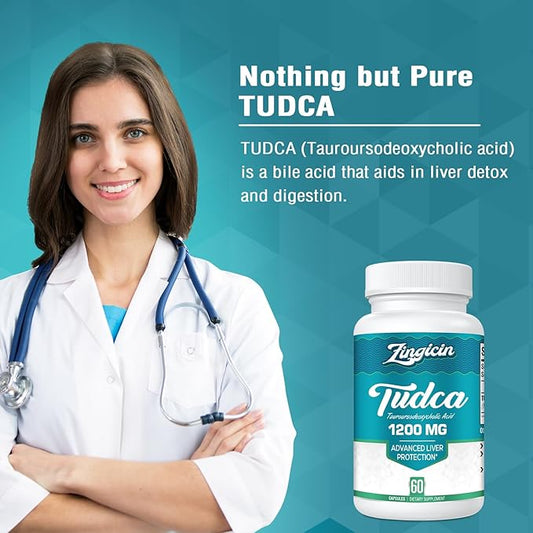 TUDCA Supplement 1200mg 180 Veggie