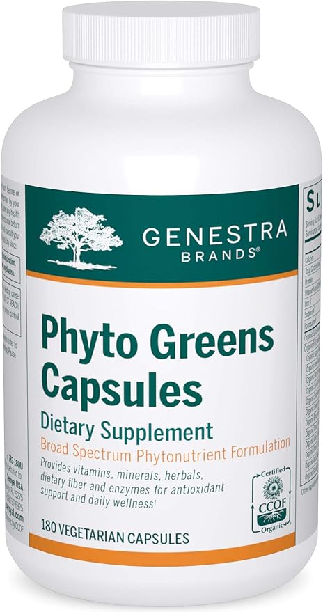 Genestra Brands Phyto Greens Capsules 180 Capsules