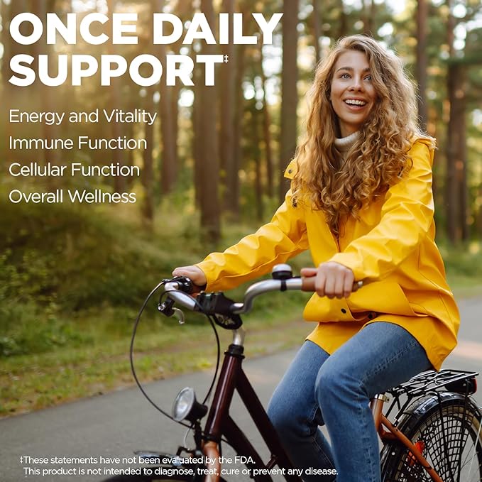 KAL Enhanced Energy Supplements, Once Daily 23 Essential 60-Day Guarantee, 60 Serv, 60 VegTabs