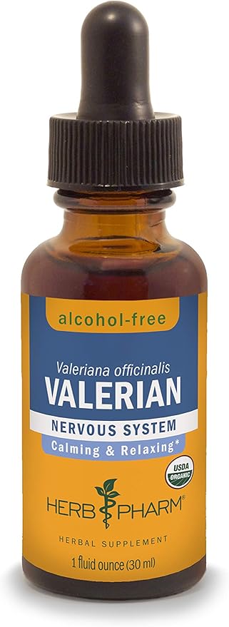 Herb Pharm Organic Valerian Root Liquid 1 Oz