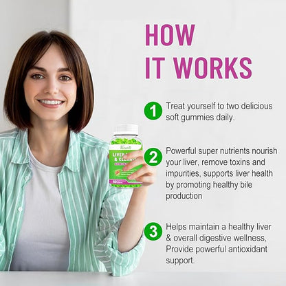 Liver Cleanse Detox & Repair Gummies, 120ct