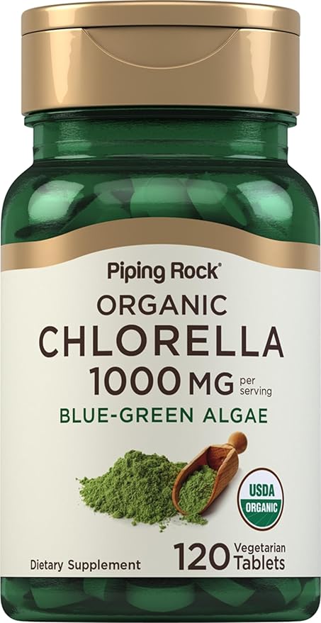 Piping Rock Chlorella 1000mg | 120 Tablets