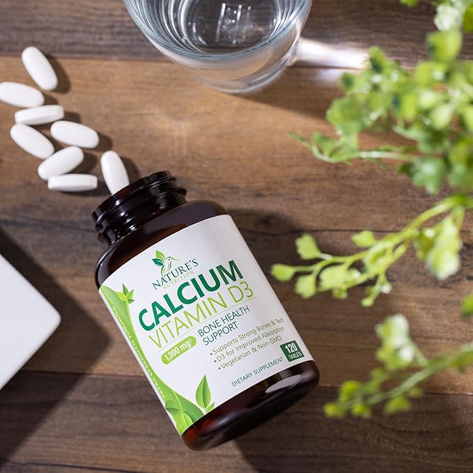 Calcium 1200 mg Plus Vitamin D3, 120 Tablets
