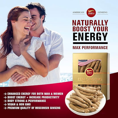 4 Boxes of American Wisconsin Ginseng (16oz)