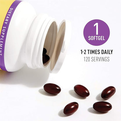 Natural Factors, Coenzyme Q10 50mg, CoQ10 120 softgels (120 servings)