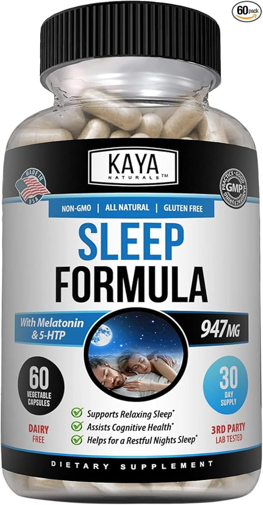 Kaya Naturals - Sleep Support Formula 60 Capsules (60 Count)