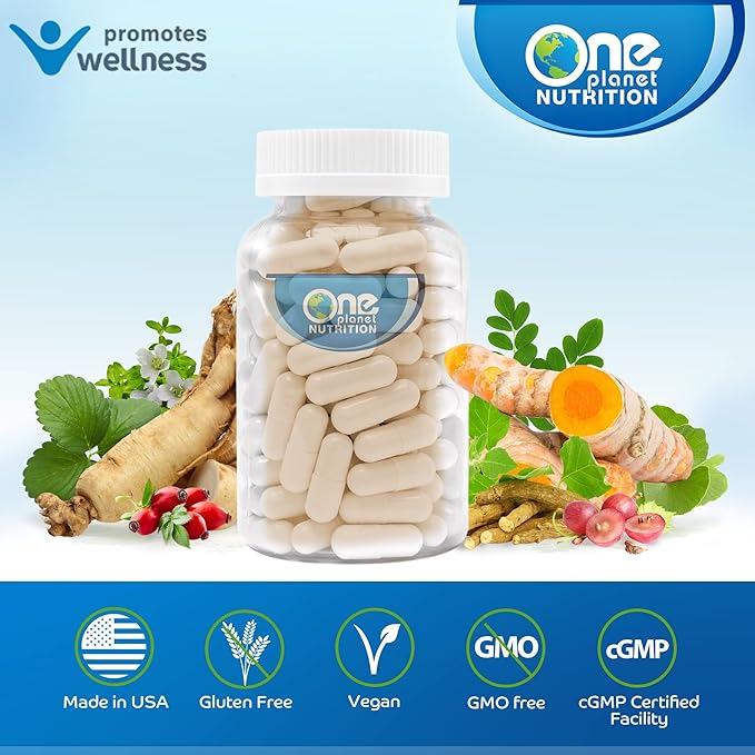 Nano Ashwagandha, 500 mg Ashwagandha Leaf 120 Capsules