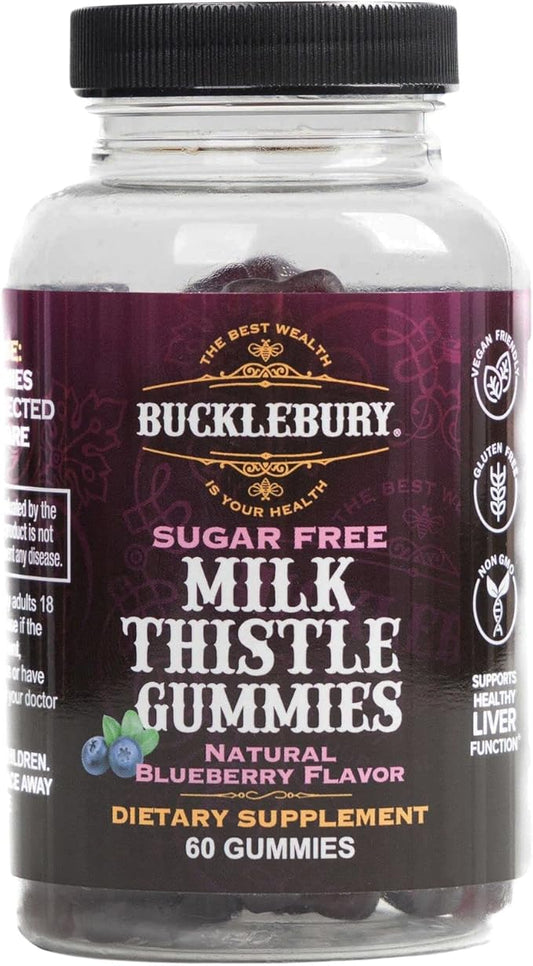 Sugar-Free Milk Thistle Gummies 1,000mg 60 Gummies