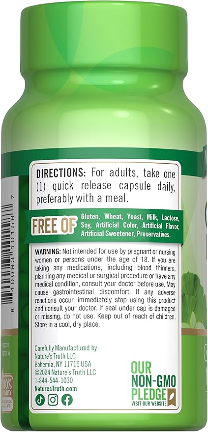 Ginkgo Biloba 120mg 100 Quick