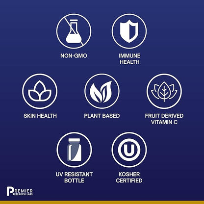 Premier Research Labs Vitamin C Supplement 60 Vegetarian