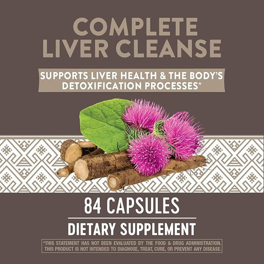 Nature's Way Complete Liver Cleanse, Supports 84 Capsules