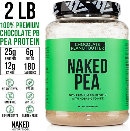 NAKED Pea - Chocolate Peanut Butter 21 Servings